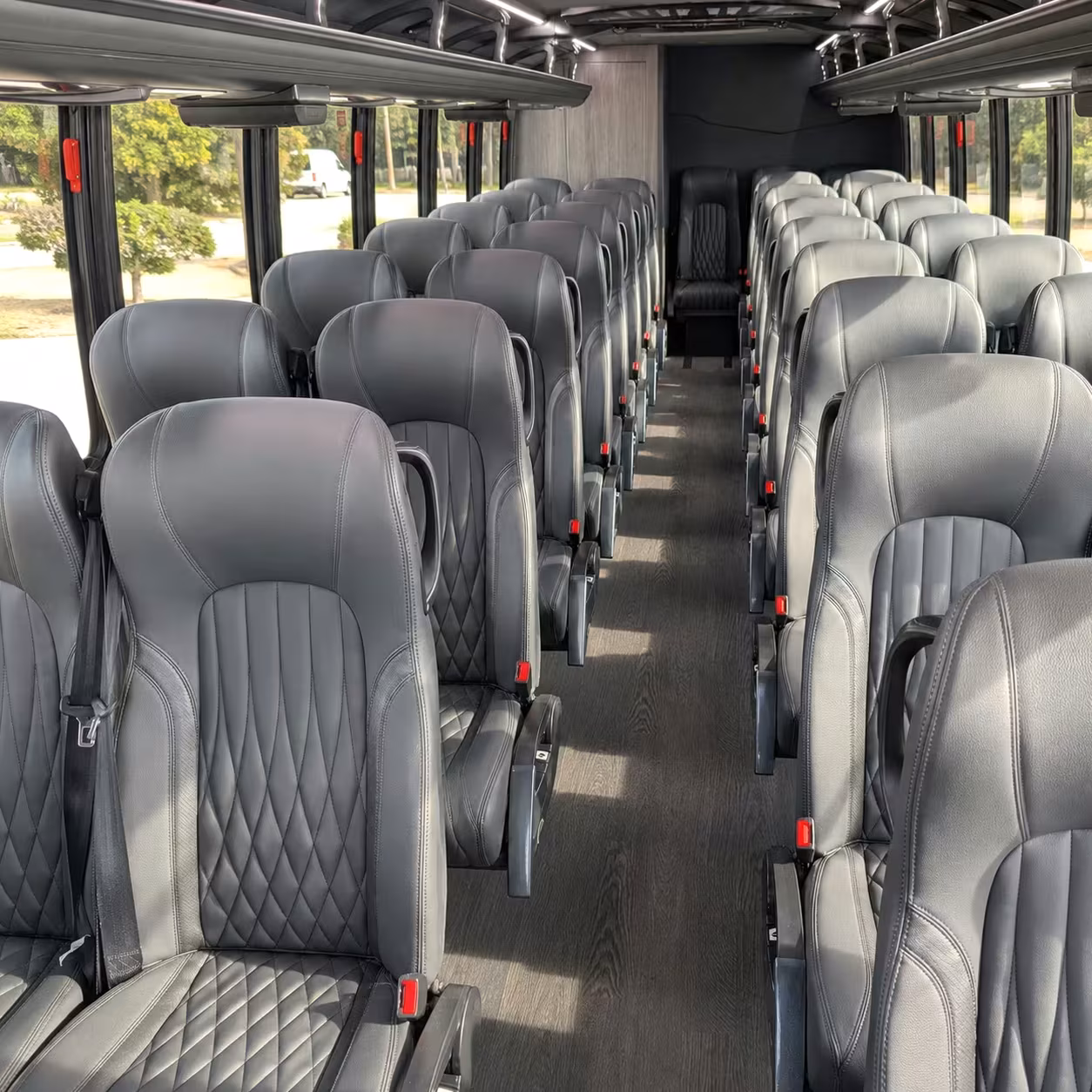25 passenger minibus inside