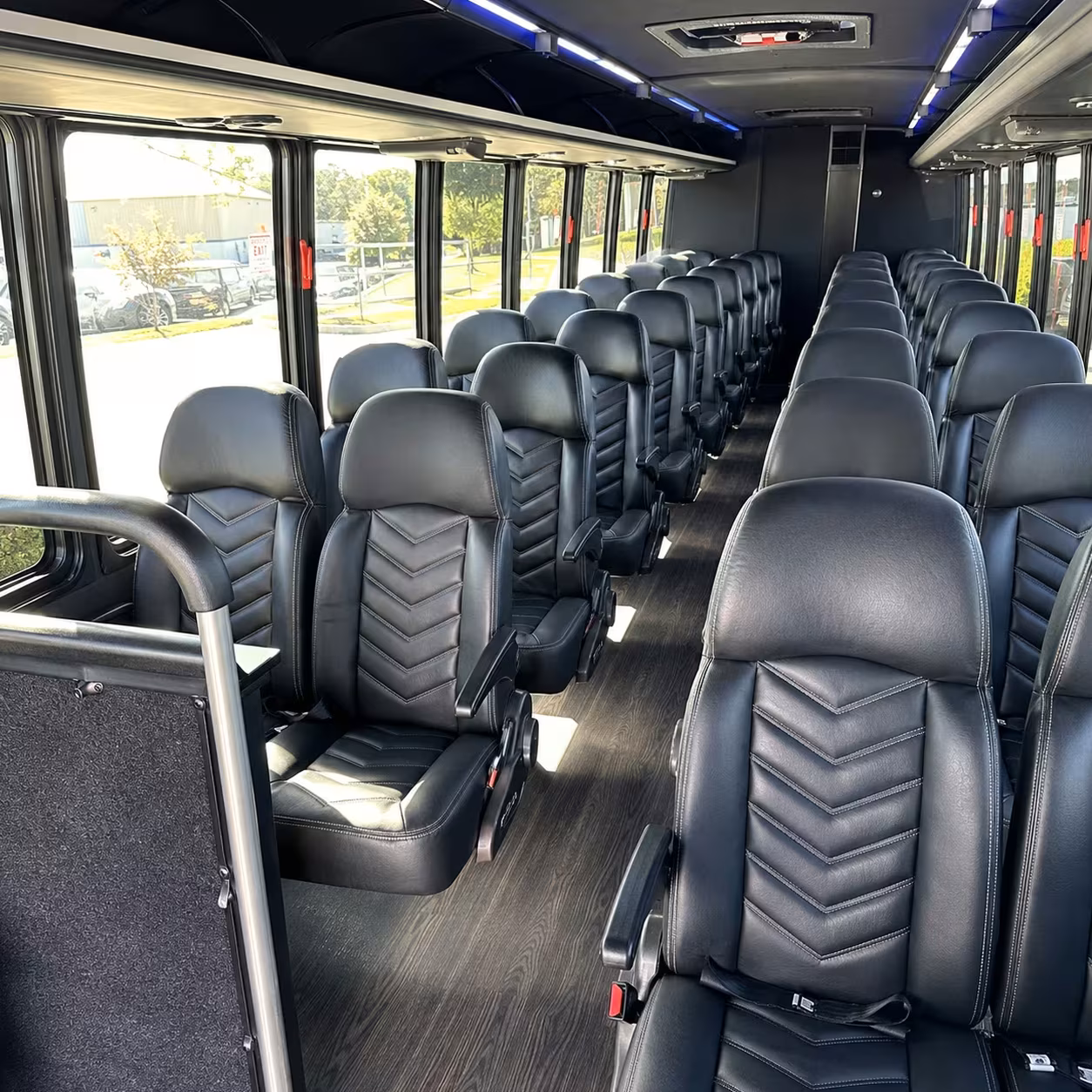 35 passenger minibus interior