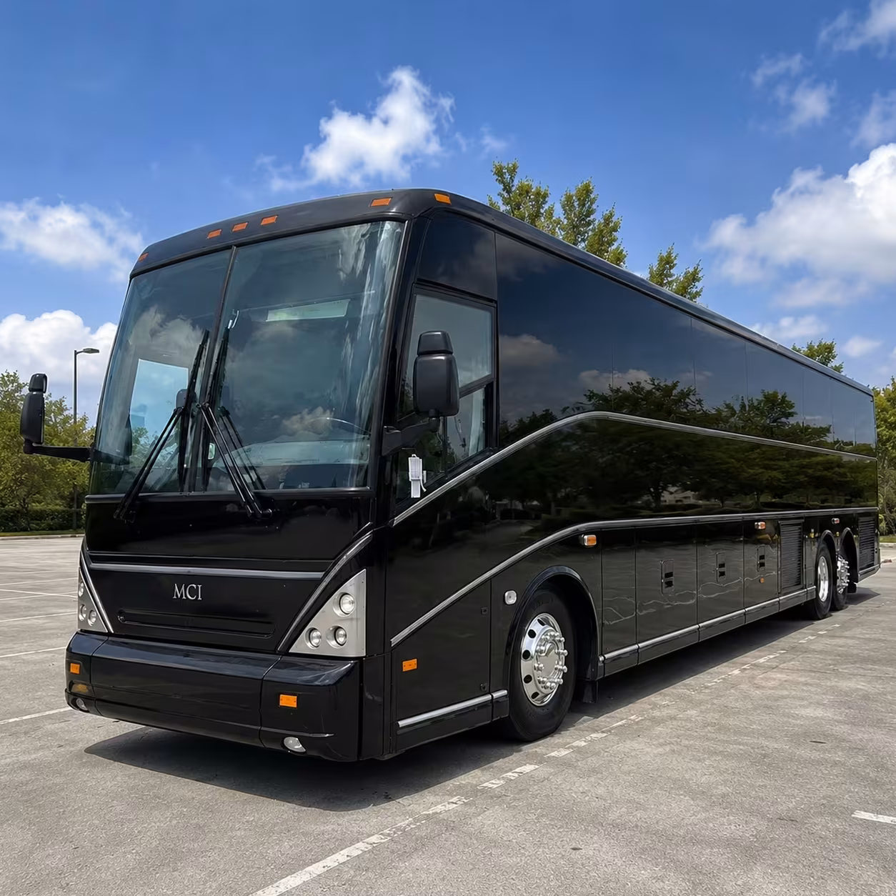 56 passenger charter bus