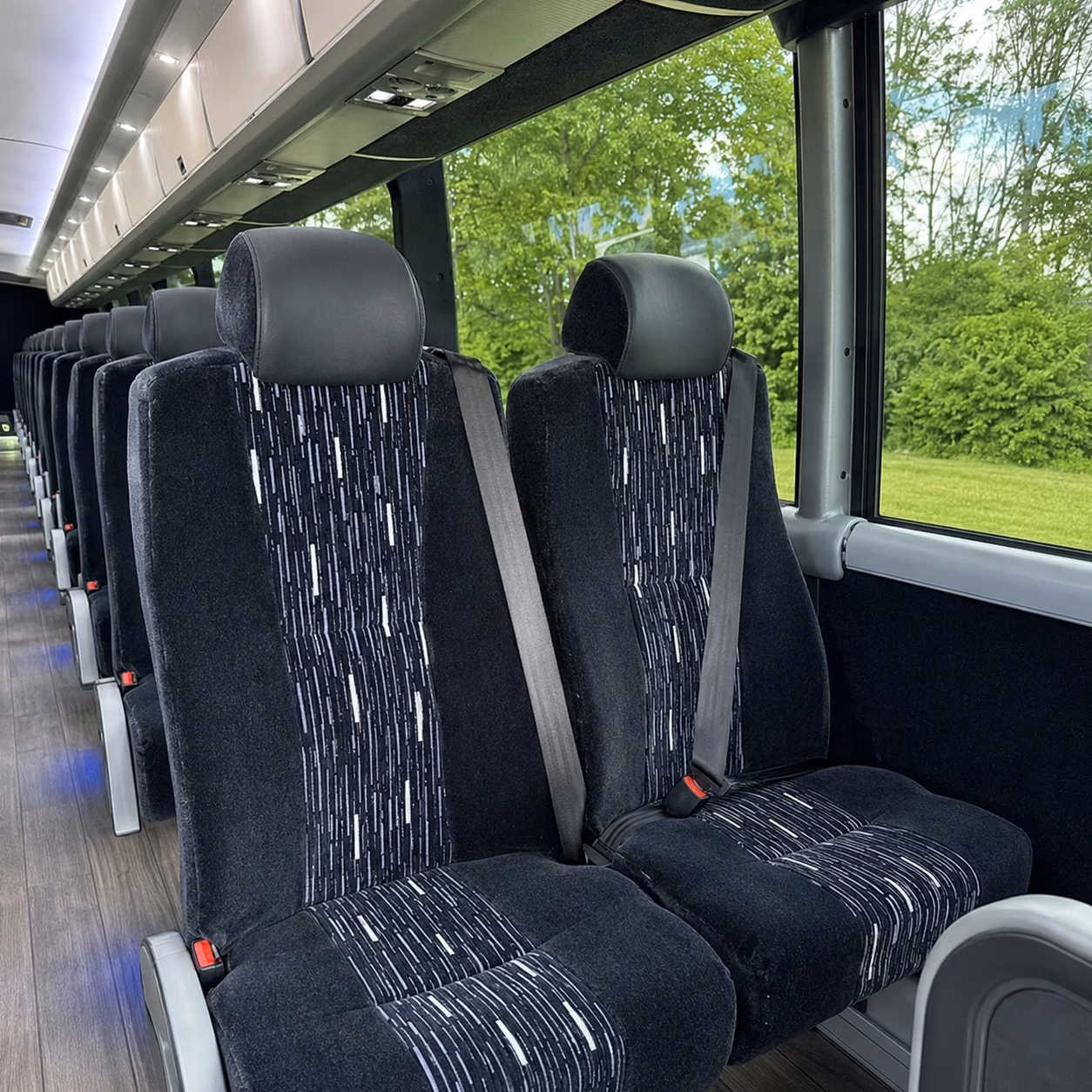 bus type changes the price of a charter bus rental in south gate california