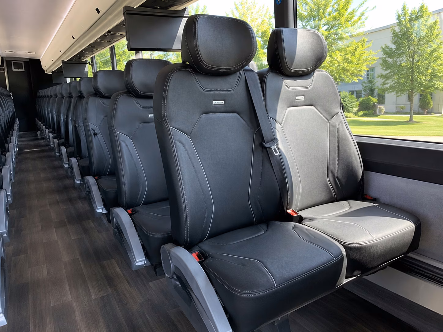 south gate charter bus rental inside