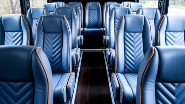28 passenger minibus interior