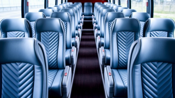 55 passenger charter bus interior