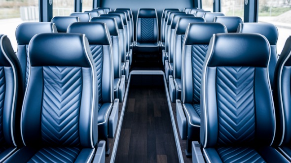south gate 15 passenger minibus inside
