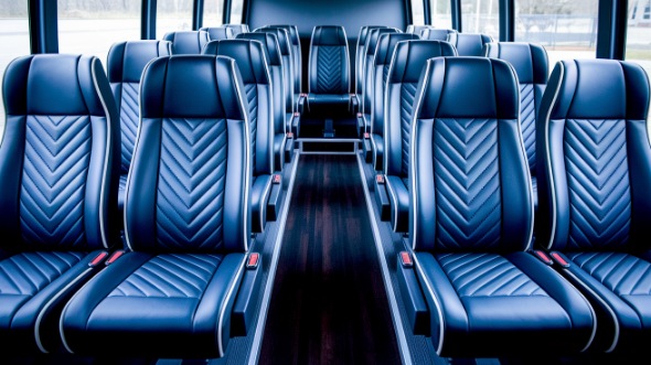 south gate 18 passenger minibus inside