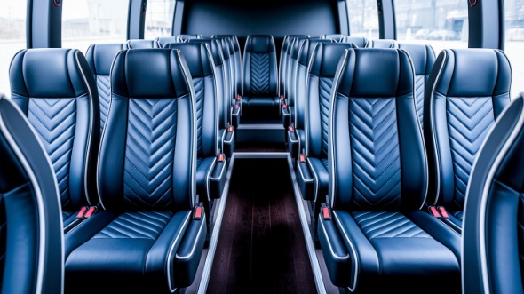 south gate 25 passenger minibus inside