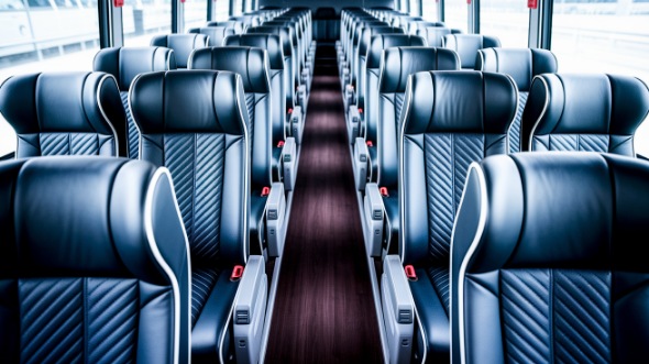 south gate 54 passenger charter bus rental