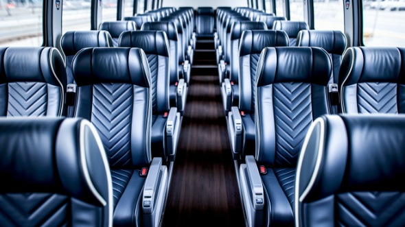 south gate 55 passenger charter bus rental