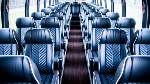 south gate 56 passenger charter bus rental