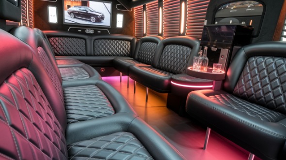south gate party bus rental inside